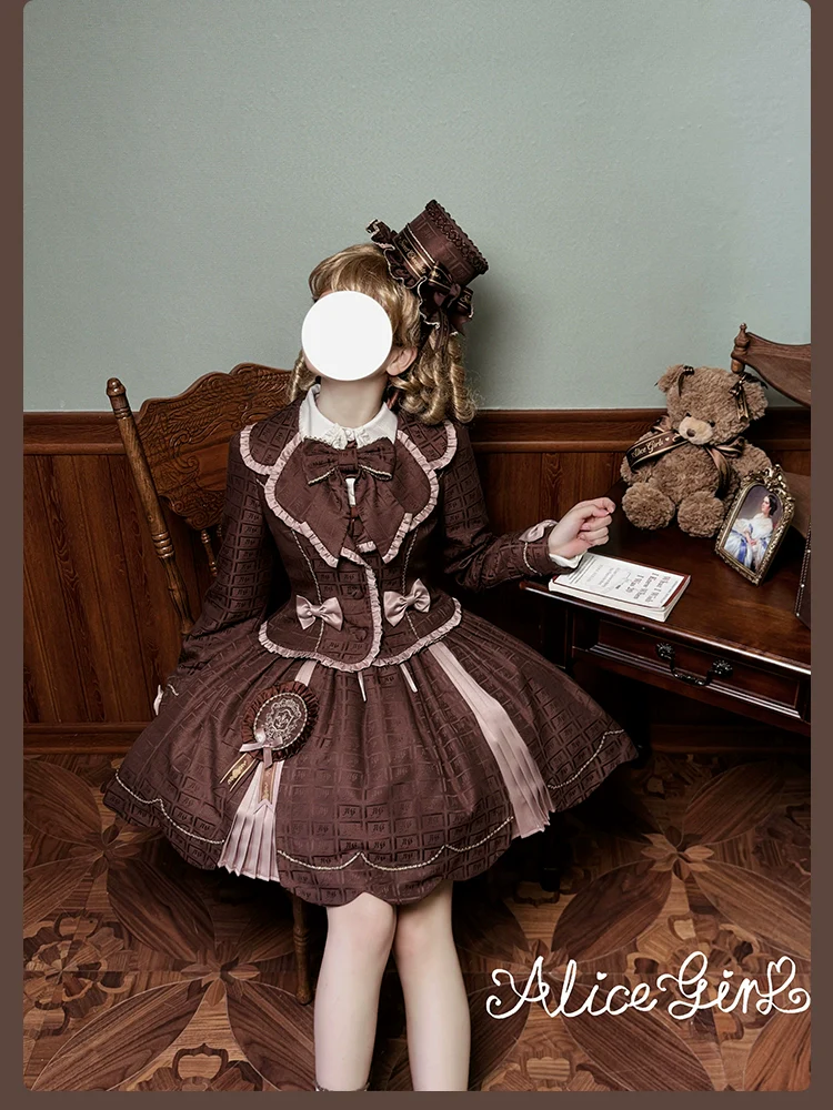 Alice Girl - Bear Chocolate Slab - Jacquard Classic Lolita Accessories - Image 30