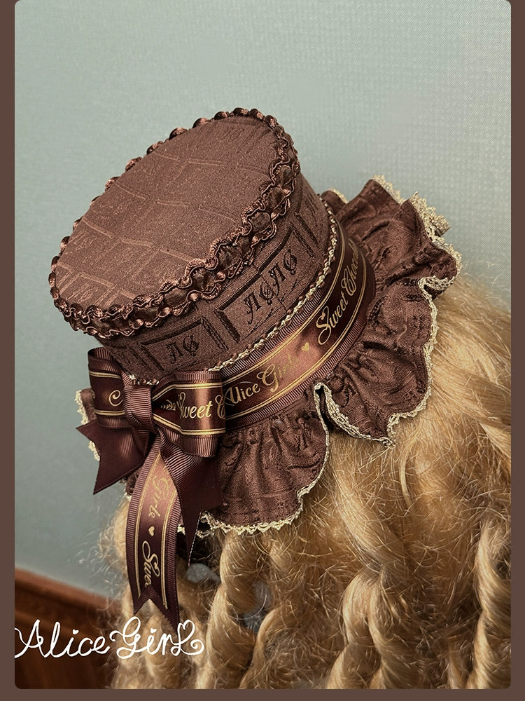 Alice Girl - Bear Chocolate Slab - Jacquard Classic Lolita Accessories - Image 4