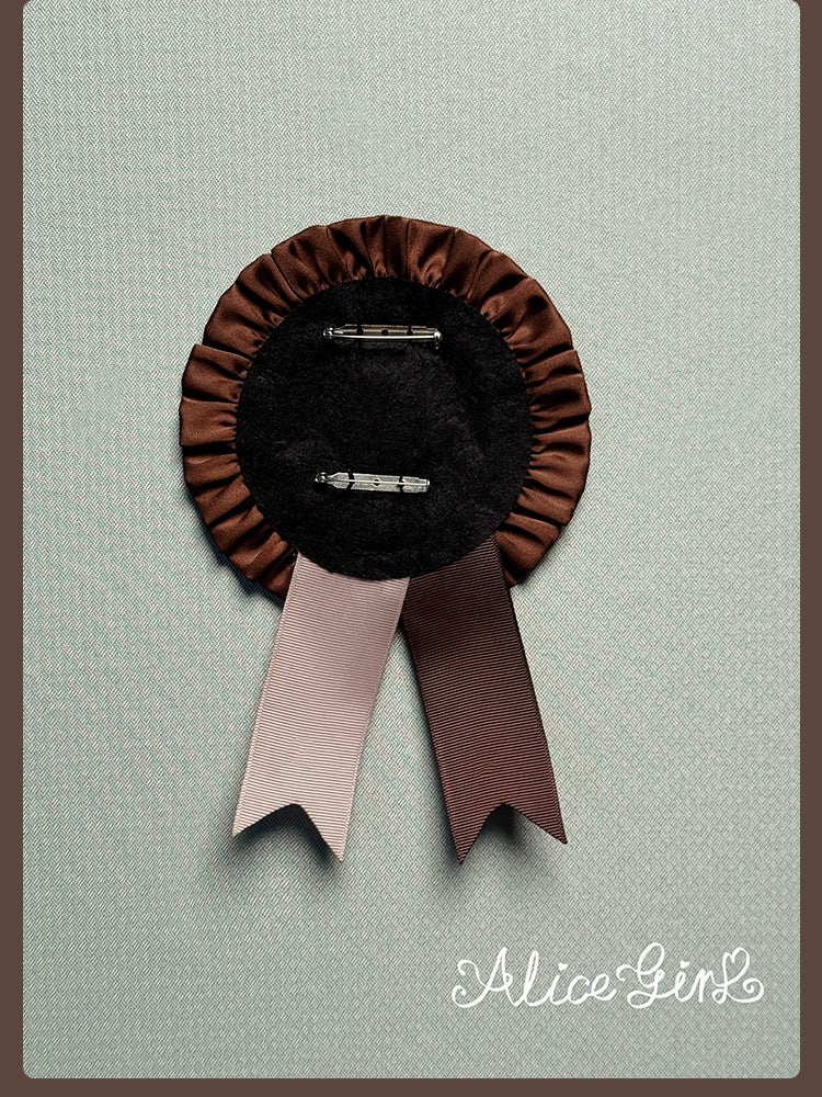 Alice Girl - Bear Chocolate Slab - Jacquard Classic Lolita Accessories - Image 8