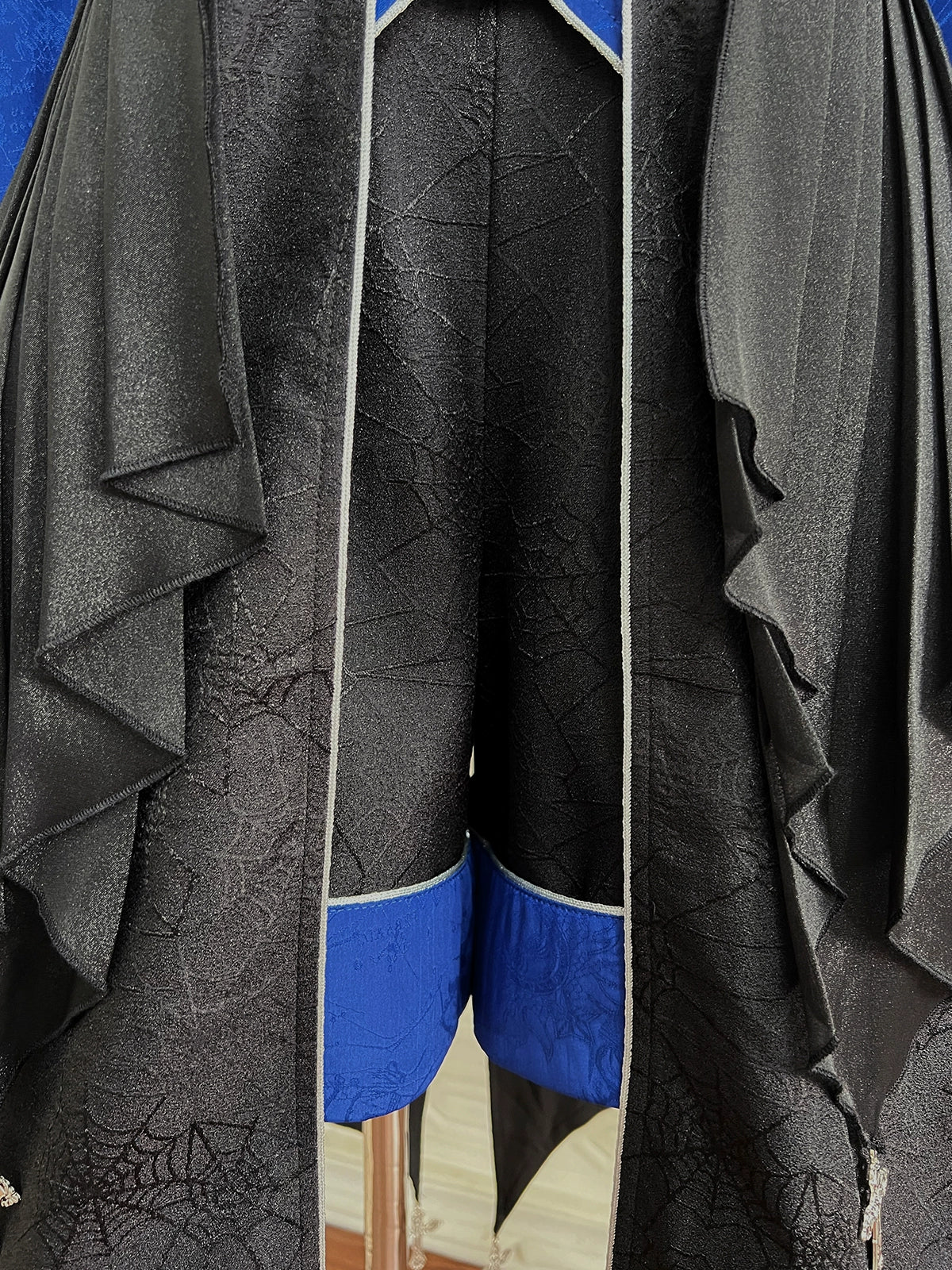 Knight's Code - Jacquard Ouji Fashion Vest Set, Detachable Jabot - Image 13