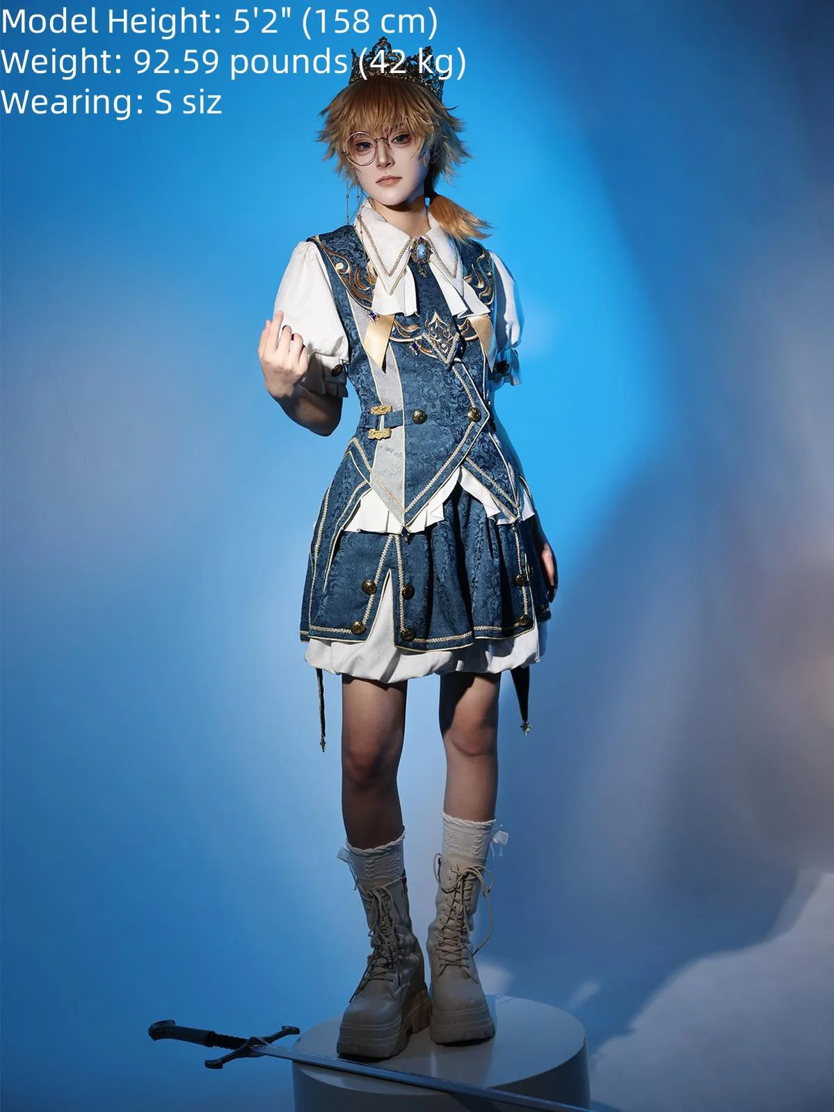Contract Magic - Jacquard Ouji Lolita Vest Outfit - Image 5