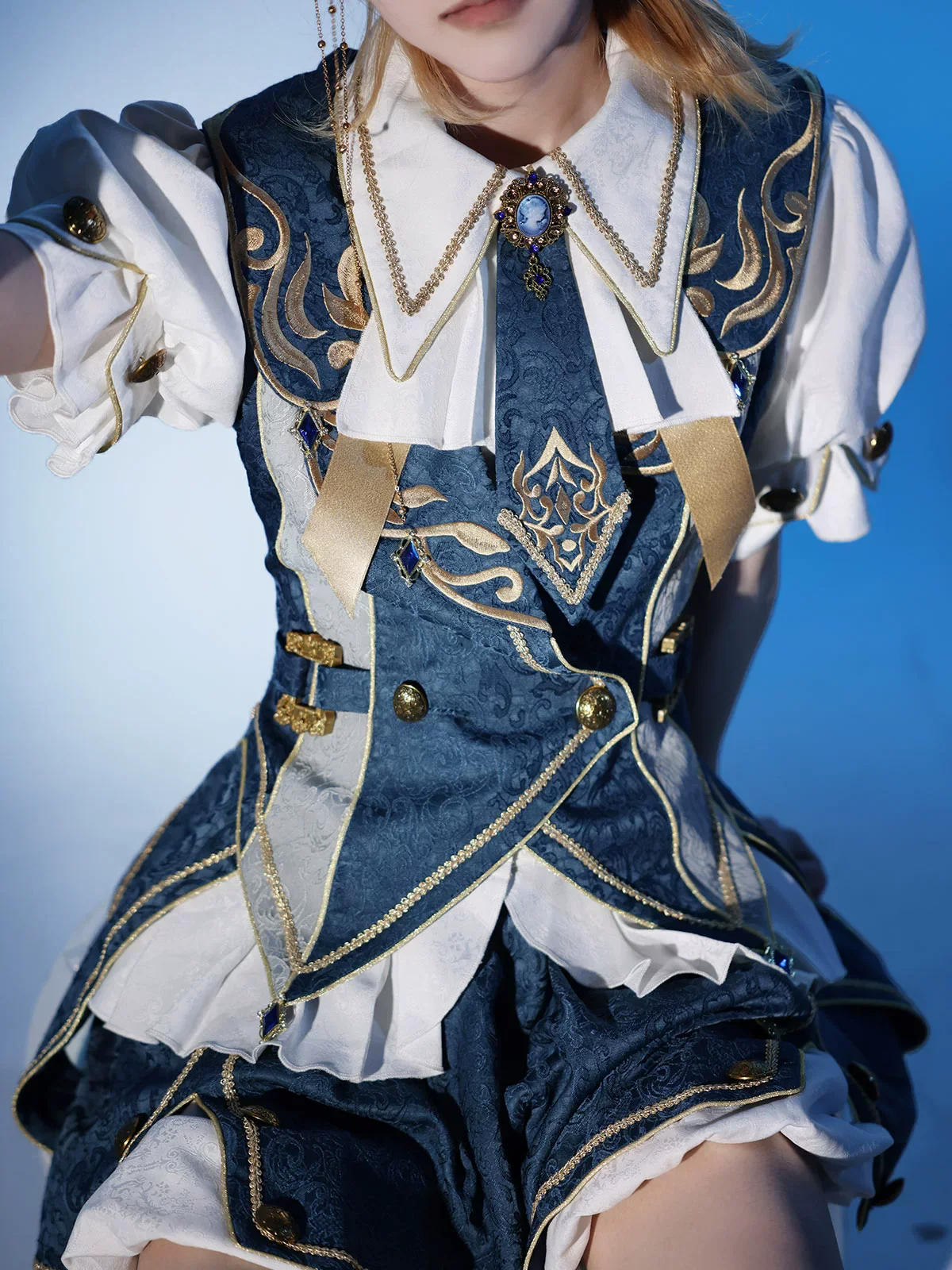 Contract Magic - Jacquard Ouji Lolita Vest Outfit - Image 8