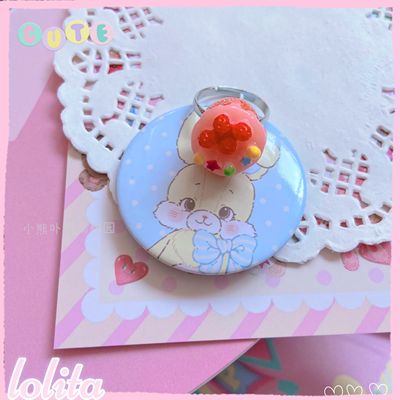 Kawaii Cake Heart Star Strawberry Lolita Rings - Image 17