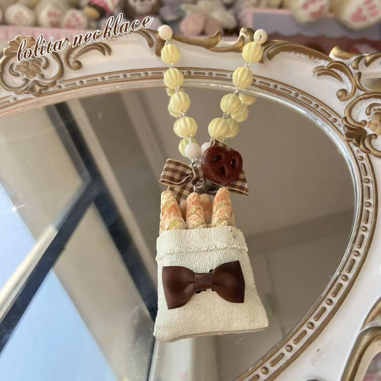 Kawaii Handmade Resin Lolita Necklace - Image 3