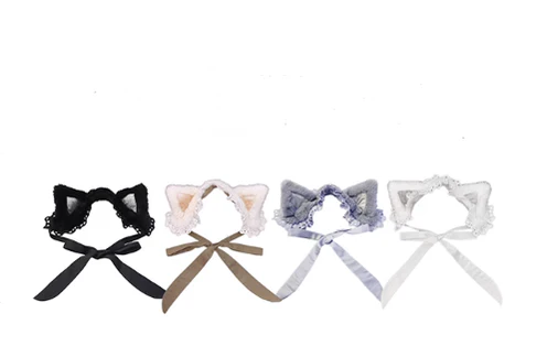 Choker Rabbit - Tabby Cat - Kawaii Lolita Accessory Cat Ear Headband Accessories - Image 12