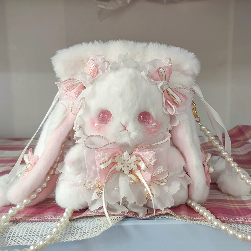 Bear Star - Kawaii Lolita Bag Handmade Bunny Crossbody Shoulders Bags - Image 12