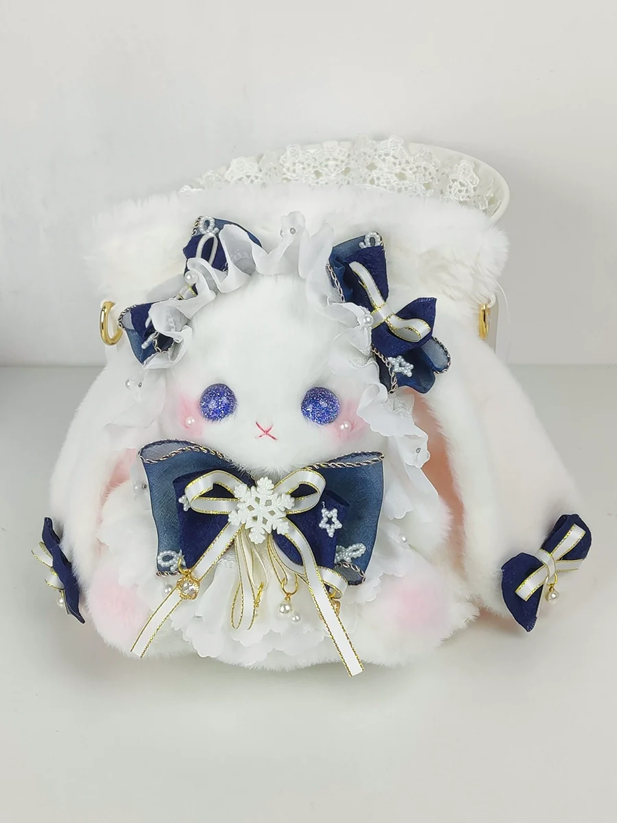 Bear Star - Kawaii Lolita Bag Handmade Bunny Crossbody Shoulders Bags - Image 5