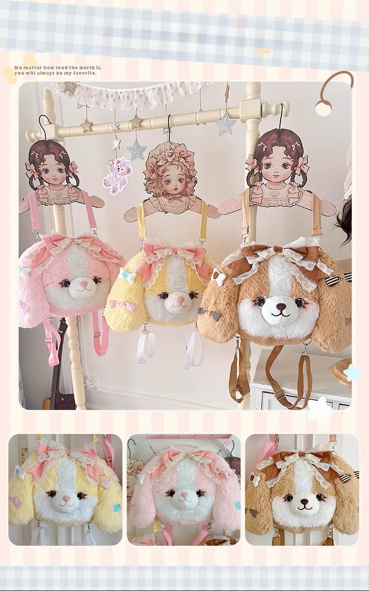 Mango Dango - Pakcoco - Kawaii Lolita Bag, Plush Backpack - Image 18