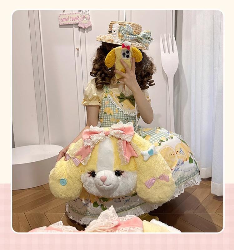 Mango Dango - Pakcoco - Kawaii Lolita Bag, Plush Backpack - Image 8