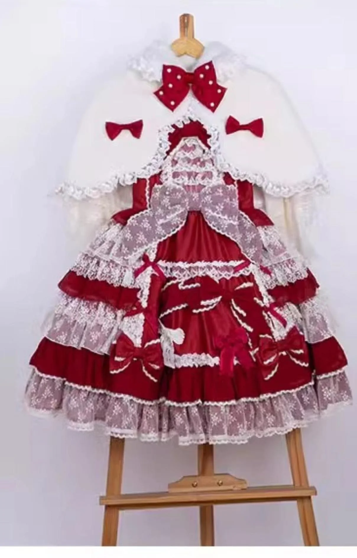 Kawaii Lolita Cape Winter Lolita Shawl Daily - Image 10