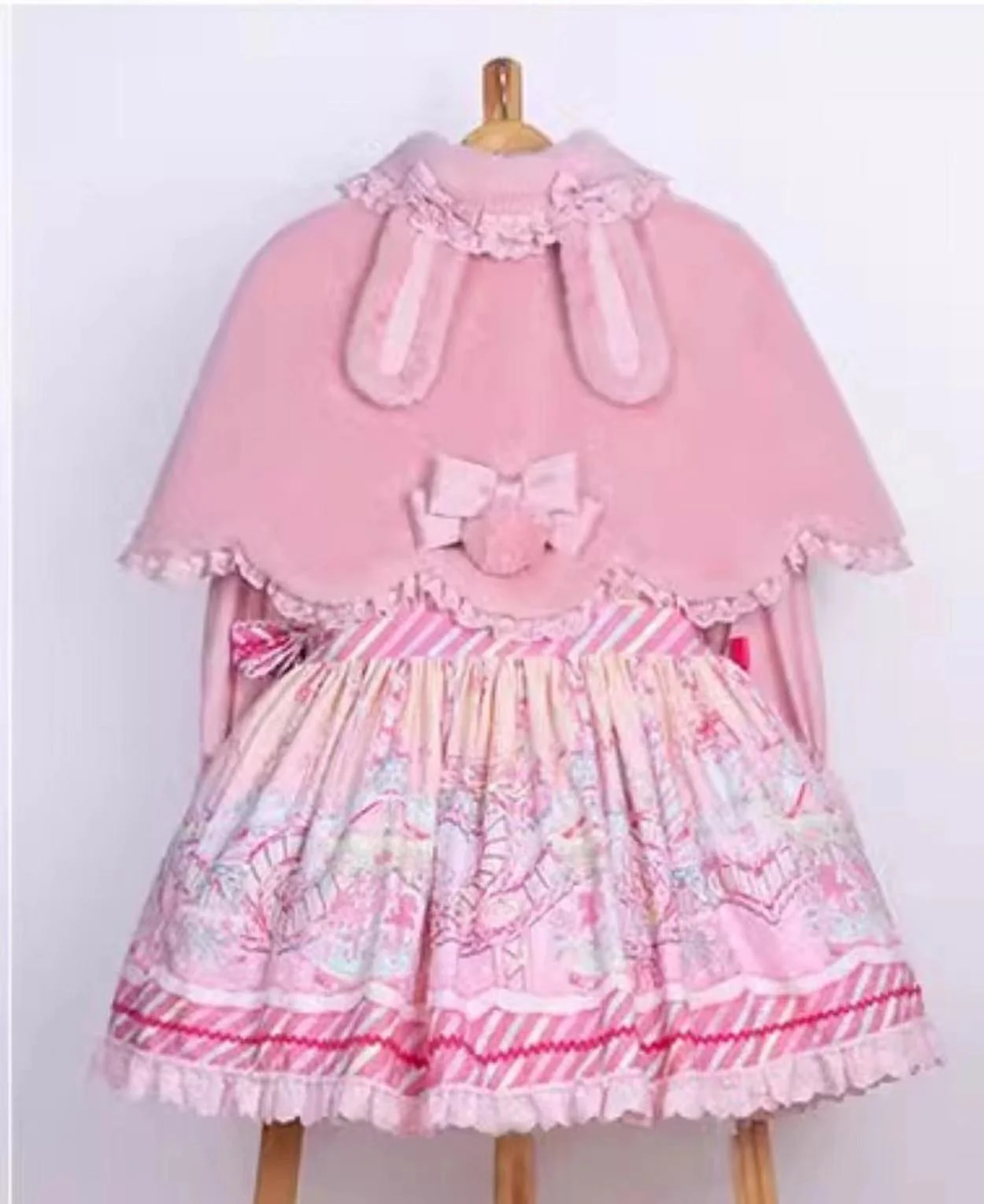 Kawaii Lolita Cape Winter Lolita Shawl Daily - Image 16