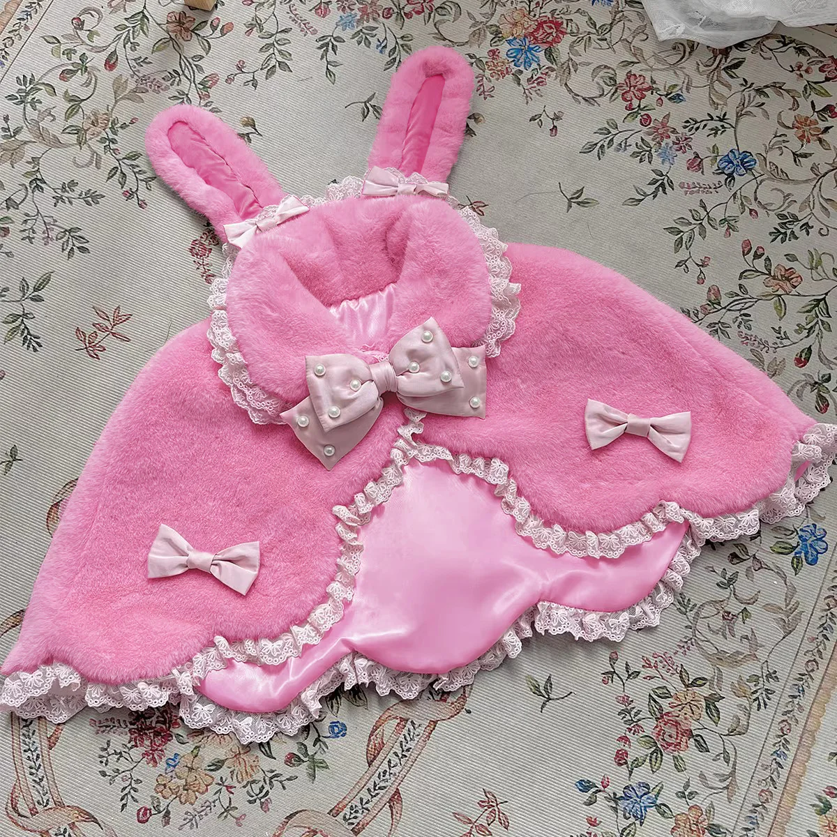 Kawaii Lolita Cape Winter Lolita Shawl Daily - Image 18