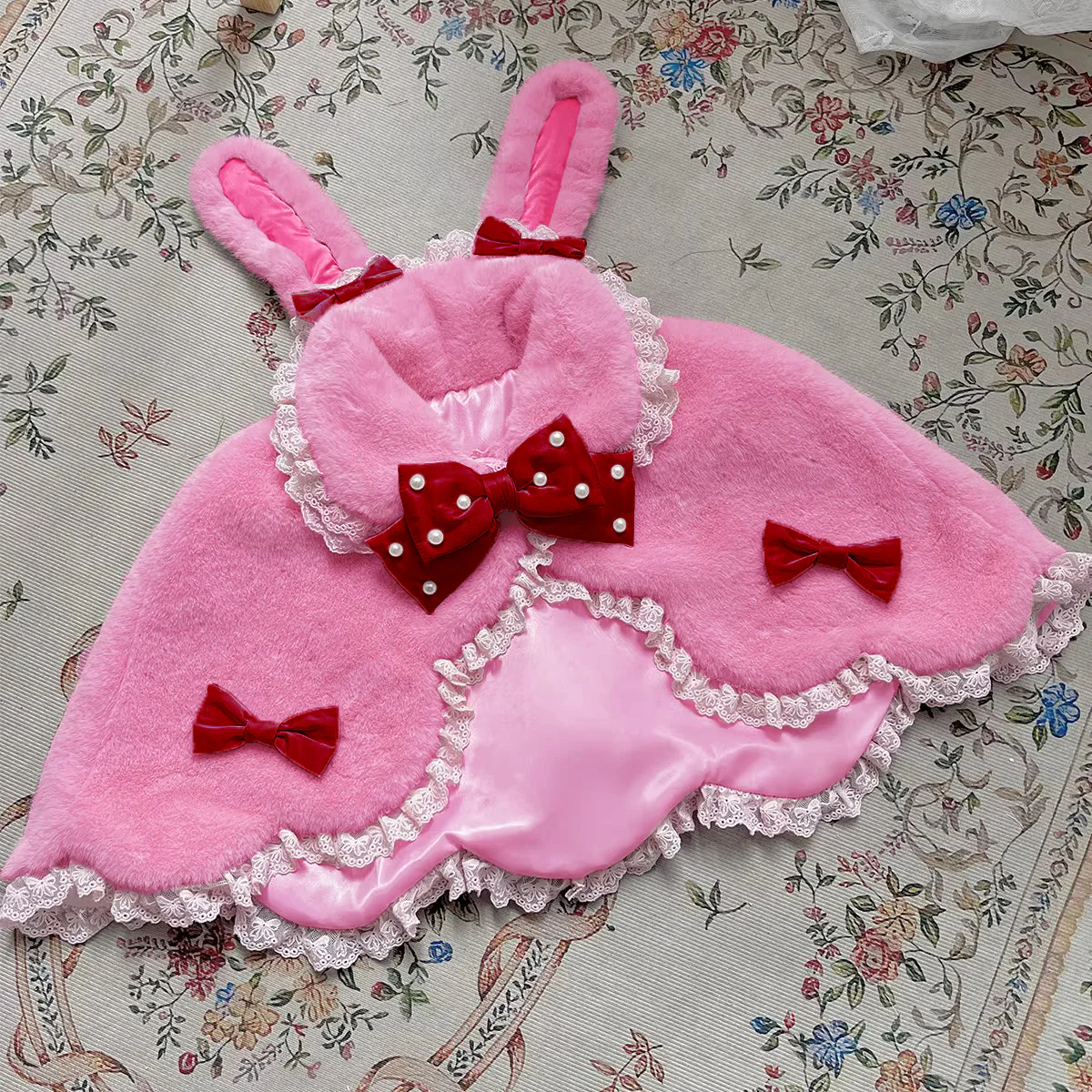 Kawaii Lolita Cape Winter Lolita Shawl Daily - Image 19