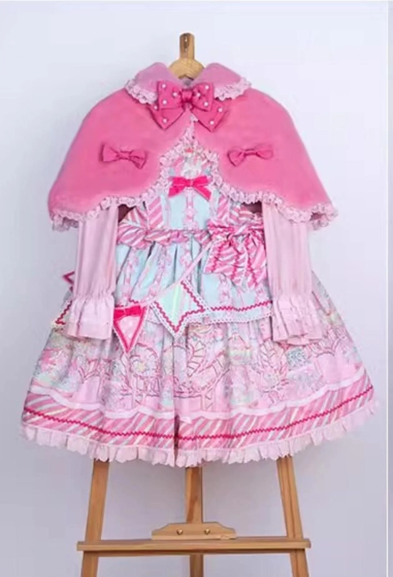 Kawaii Lolita Cape Winter Lolita Shawl Daily - Image 22