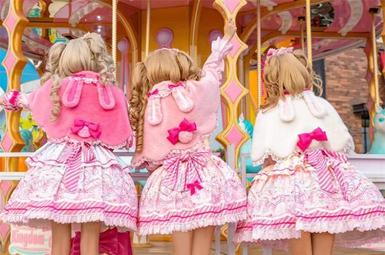 Kawaii Lolita Cape Winter Lolita Shawl Daily - Image 27