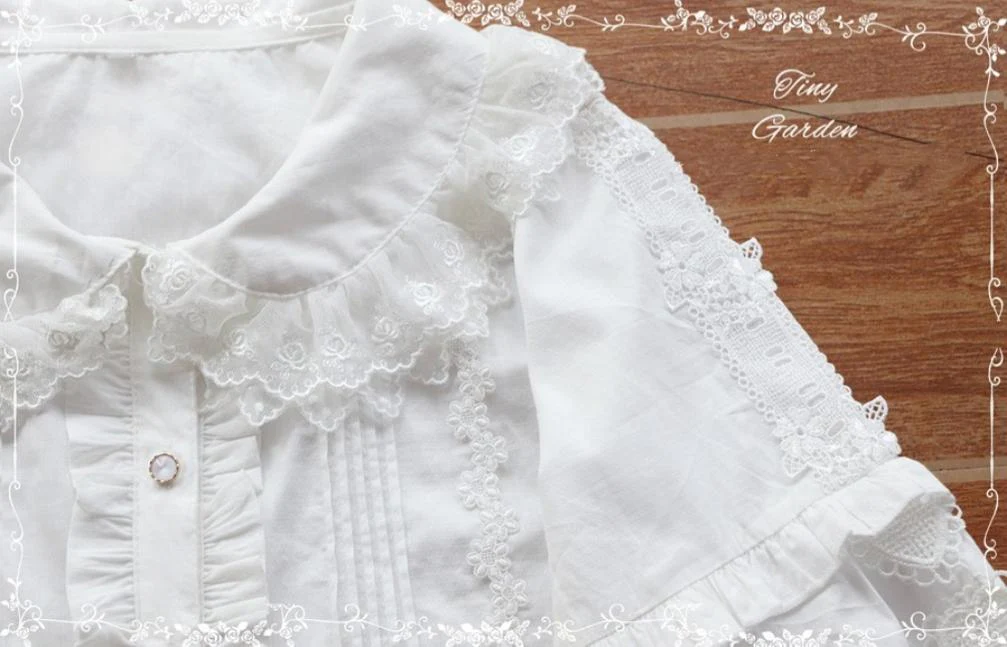 Robin - Kawaii Lolita Cotton Blouse - Image 3