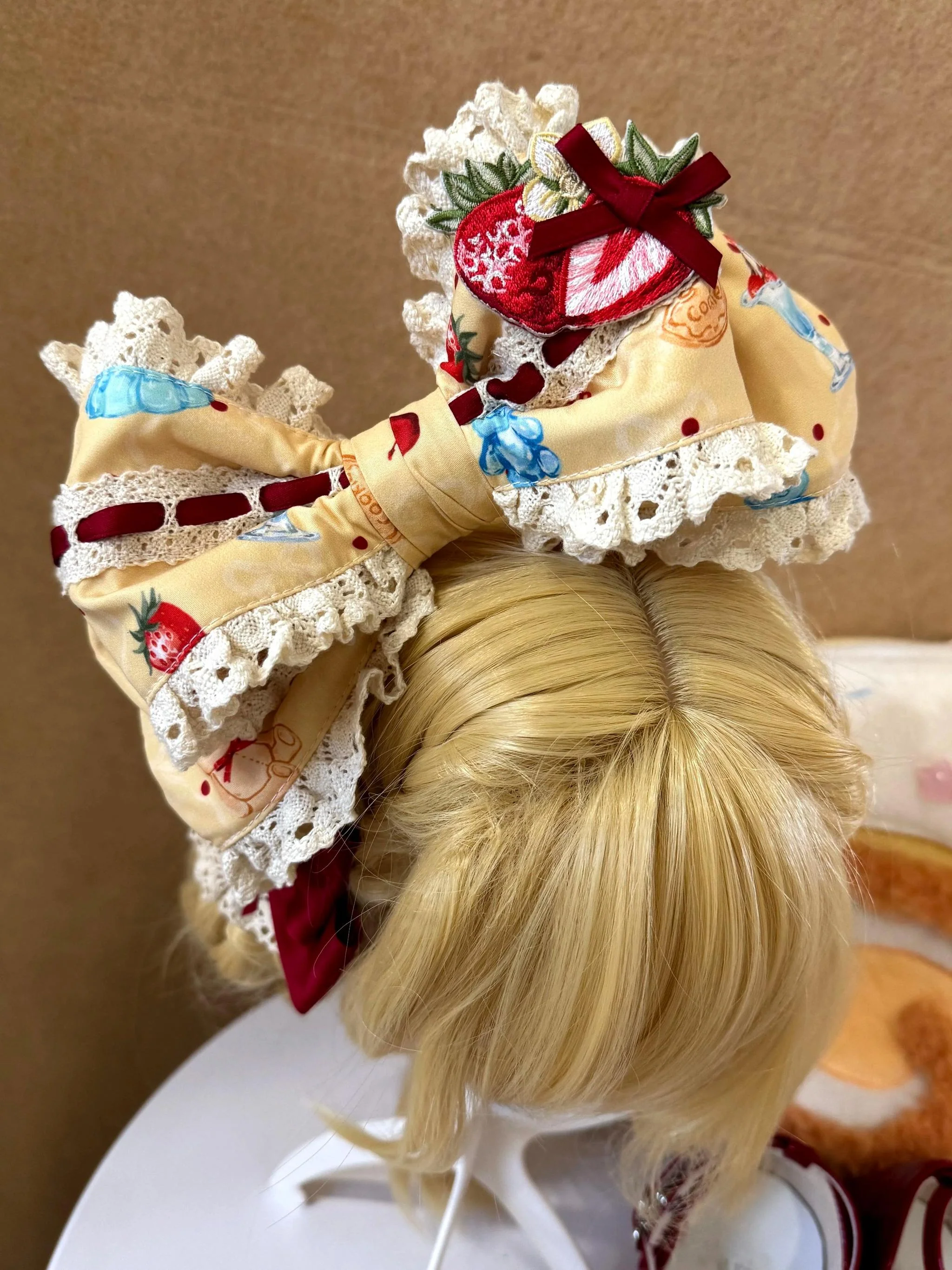 Showa Dessert Showcase - Kawaii Lolita Dress Suit Pudding-Inspired JSK/Salopette - Image 43