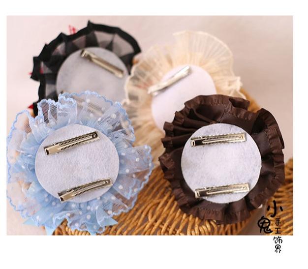 Xiaogui - Sweet Cake - Kawaii Lolita Hairpin Cake Flower Pill Headdress - Image 25