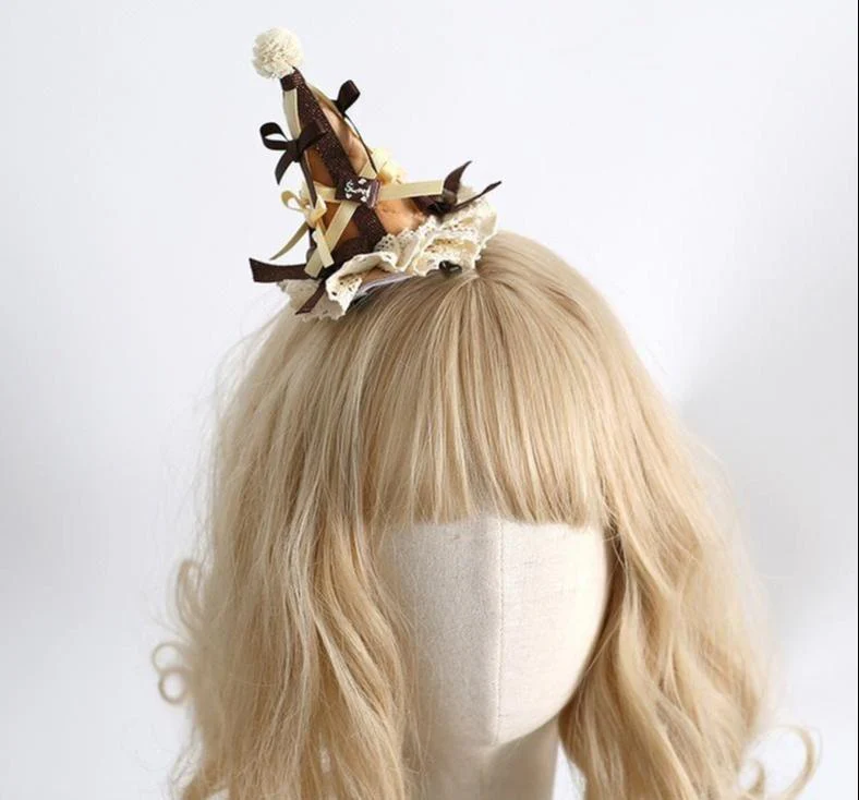 Xiaogui - Kawaii Lolita Headdress, Detachable Bear & Bunny Ears - Image 6