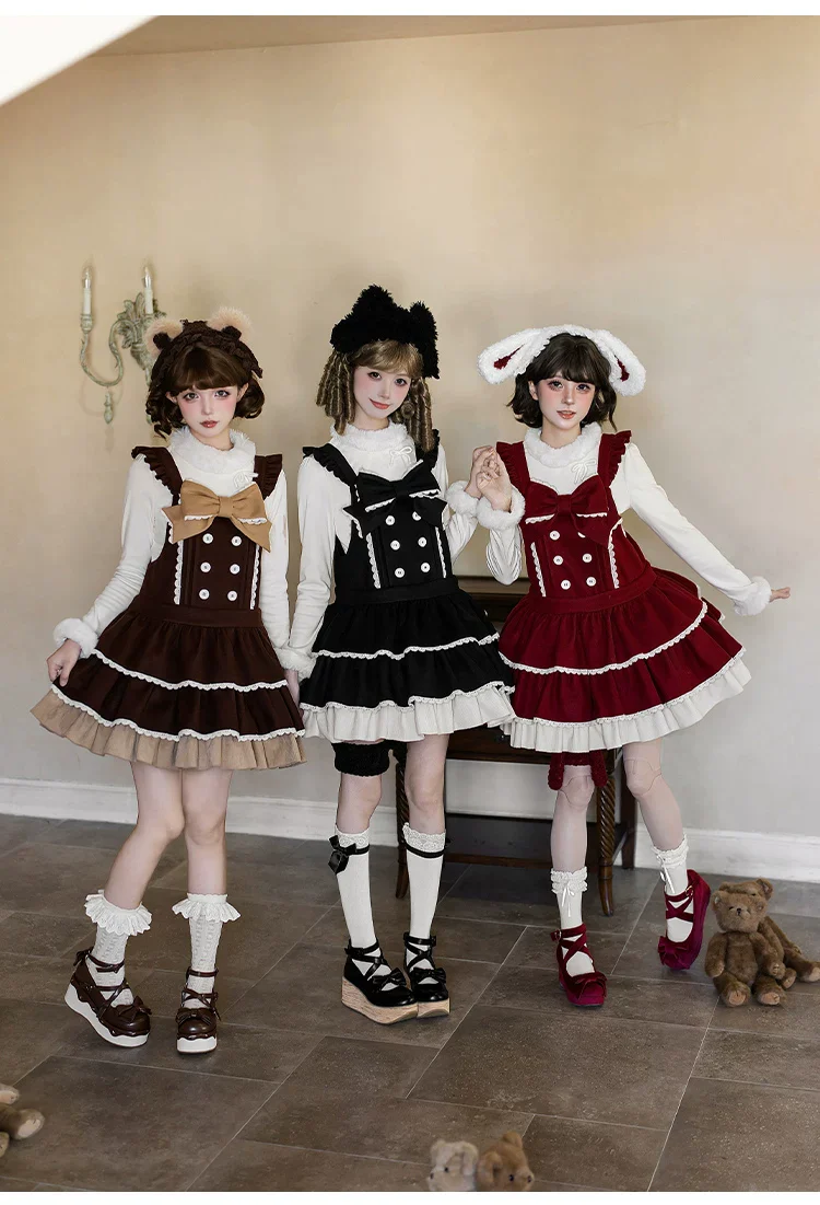 Snowlight of Tokamachi - Kawaii Lolita JSK, Animal Ear Headband - Image 10
