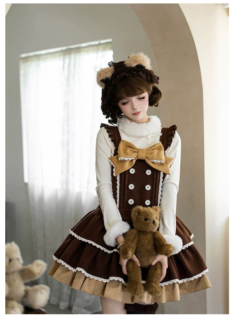 Snowlight of Tokamachi - Kawaii Lolita JSK, Animal Ear Headband - Image 20