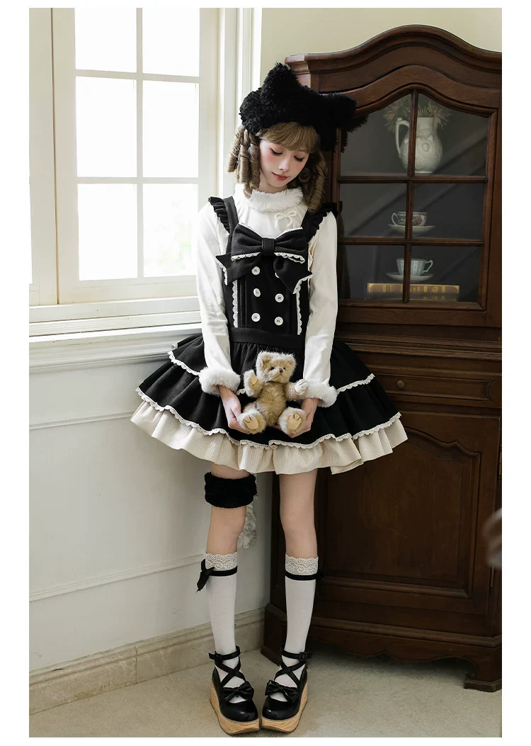 Snowlight of Tokamachi - Kawaii Lolita JSK, Animal Ear Headband - Image 4