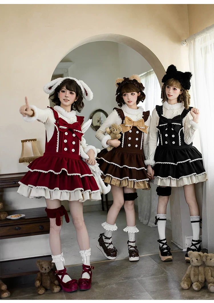Snowlight of Tokamachi - Kawaii Lolita JSK, Animal Ear Headband - Image 9
