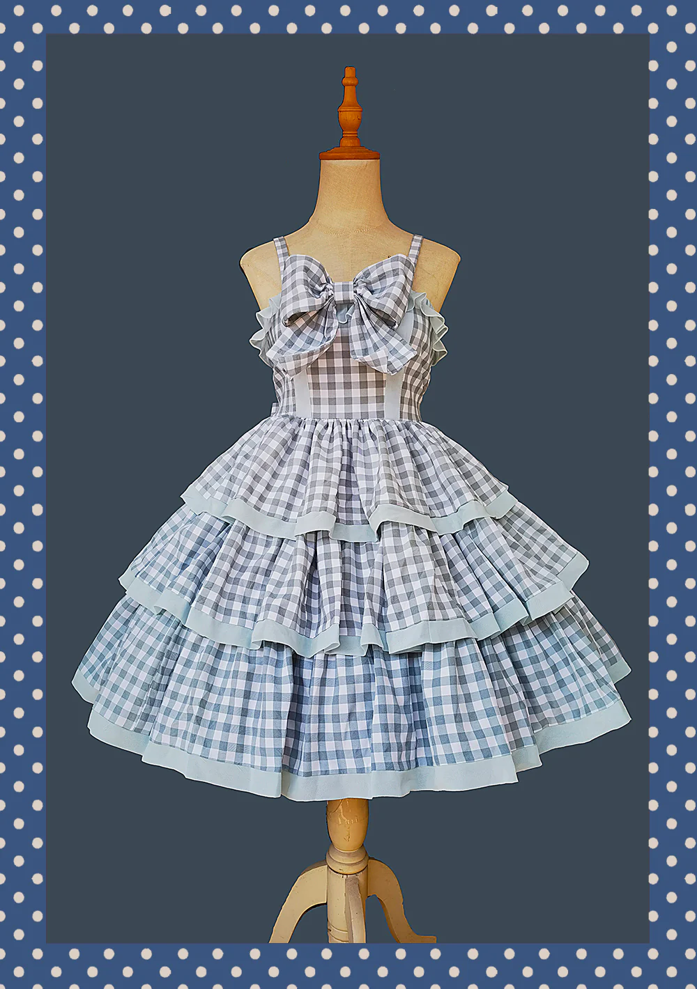 Cloth Cat - Kawaii Lolita JSK Multi-Color Tiered Ruffles Dress - Image 10