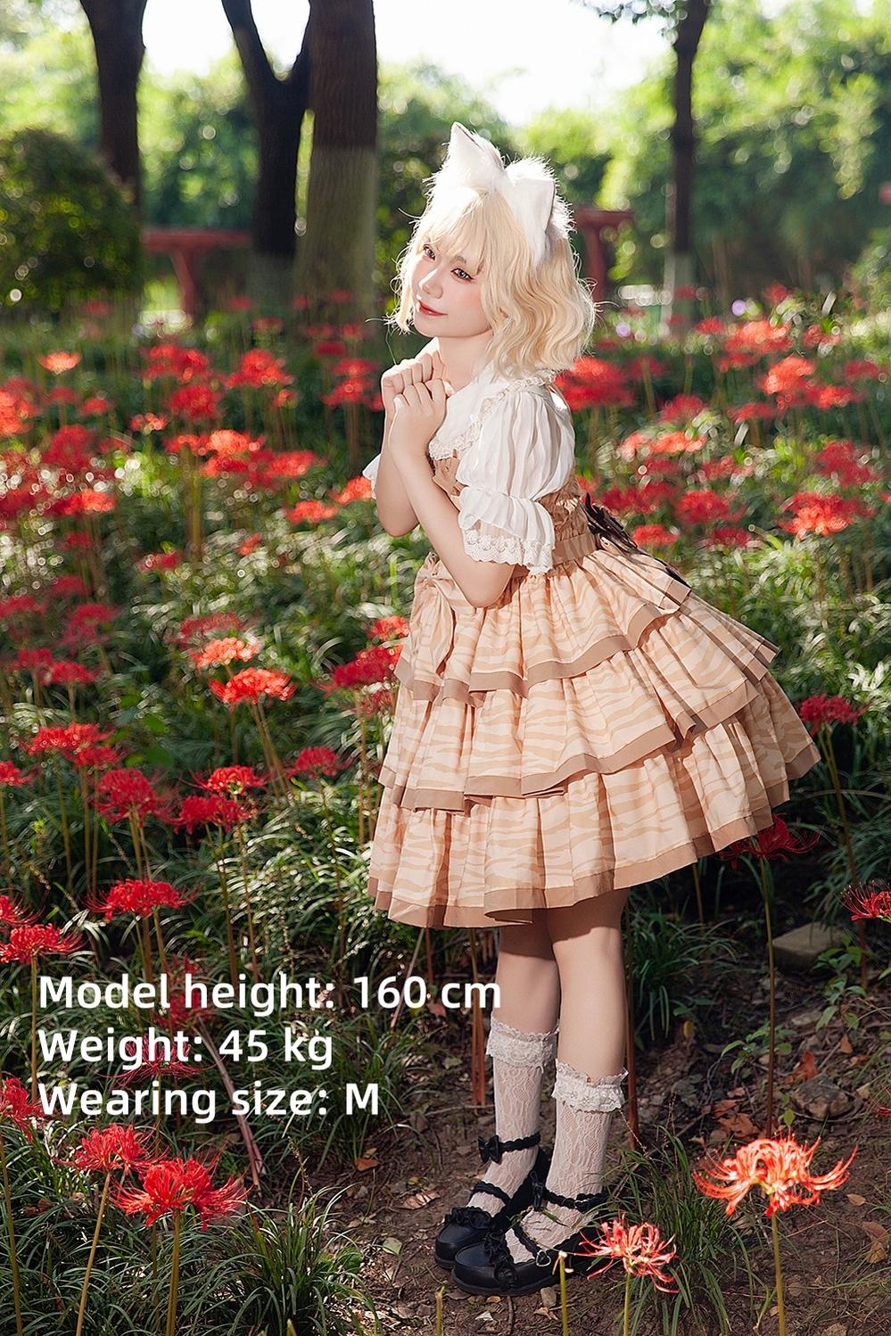 Cloth Cat - Kawaii Lolita JSK Multi-Color Tiered Ruffles Dress - Image 17