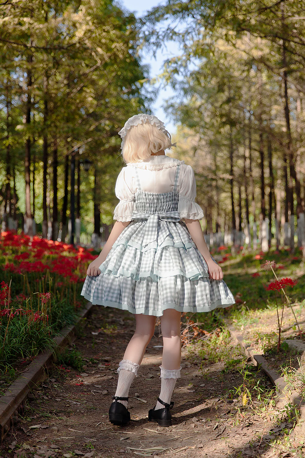 Cloth Cat - Kawaii Lolita JSK Multi-Color Tiered Ruffles Dress - Image 32