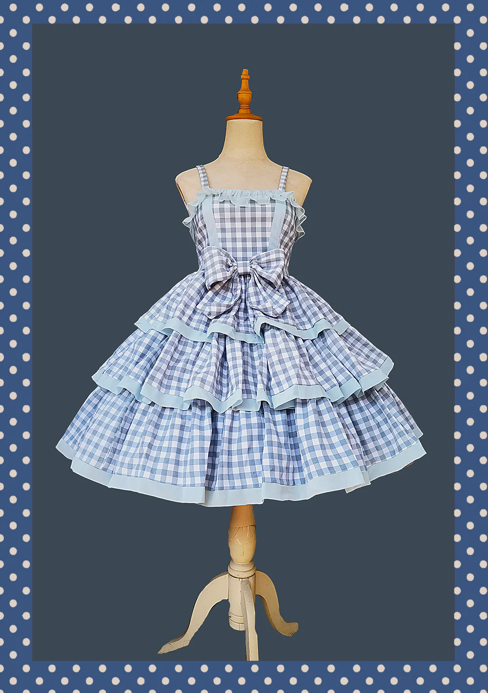 Cloth Cat - Kawaii Lolita JSK Multi-Color Tiered Ruffles Dress - Image 36