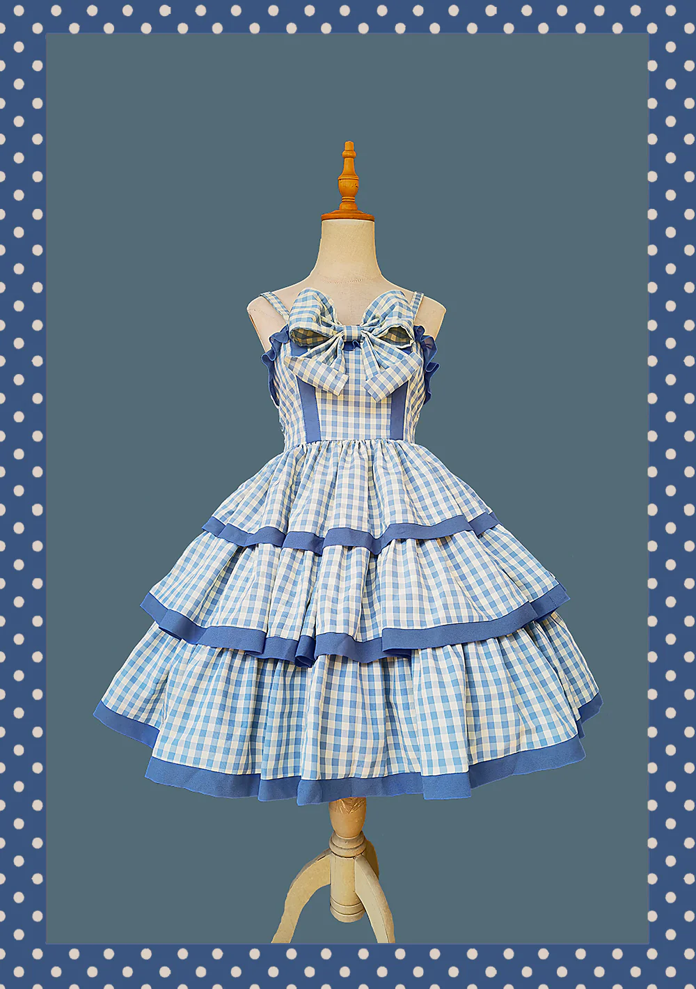 Cloth Cat - Kawaii Lolita JSK Multi-Color Tiered Ruffles Dress - Image 47