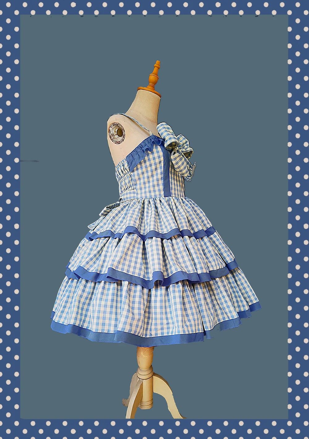 Cloth Cat - Kawaii Lolita JSK Multi-Color Tiered Ruffles Dress - Image 48