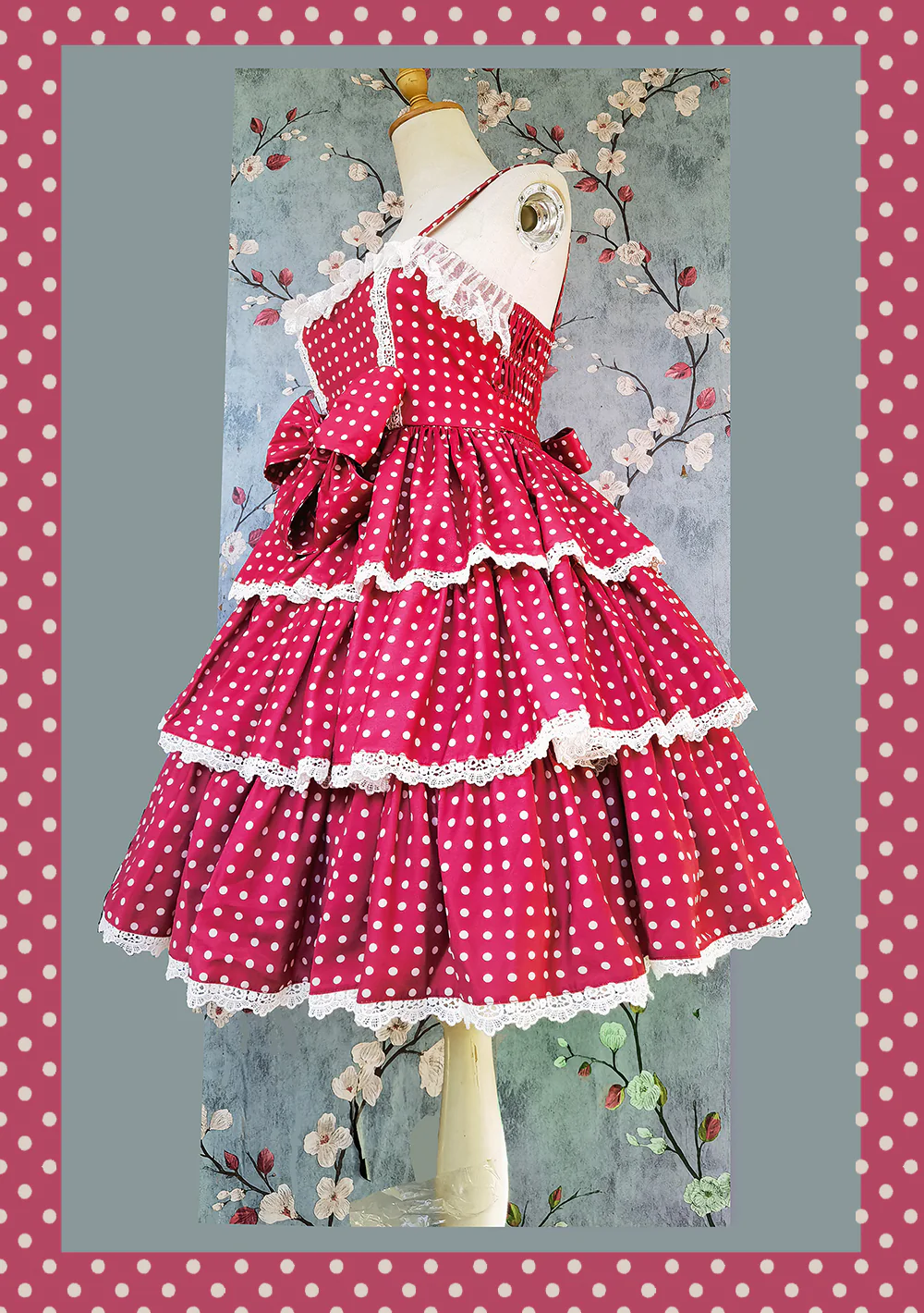 Cloth Cat - Kawaii Lolita JSK Multi-Color Tiered Ruffles Dress - Image 49