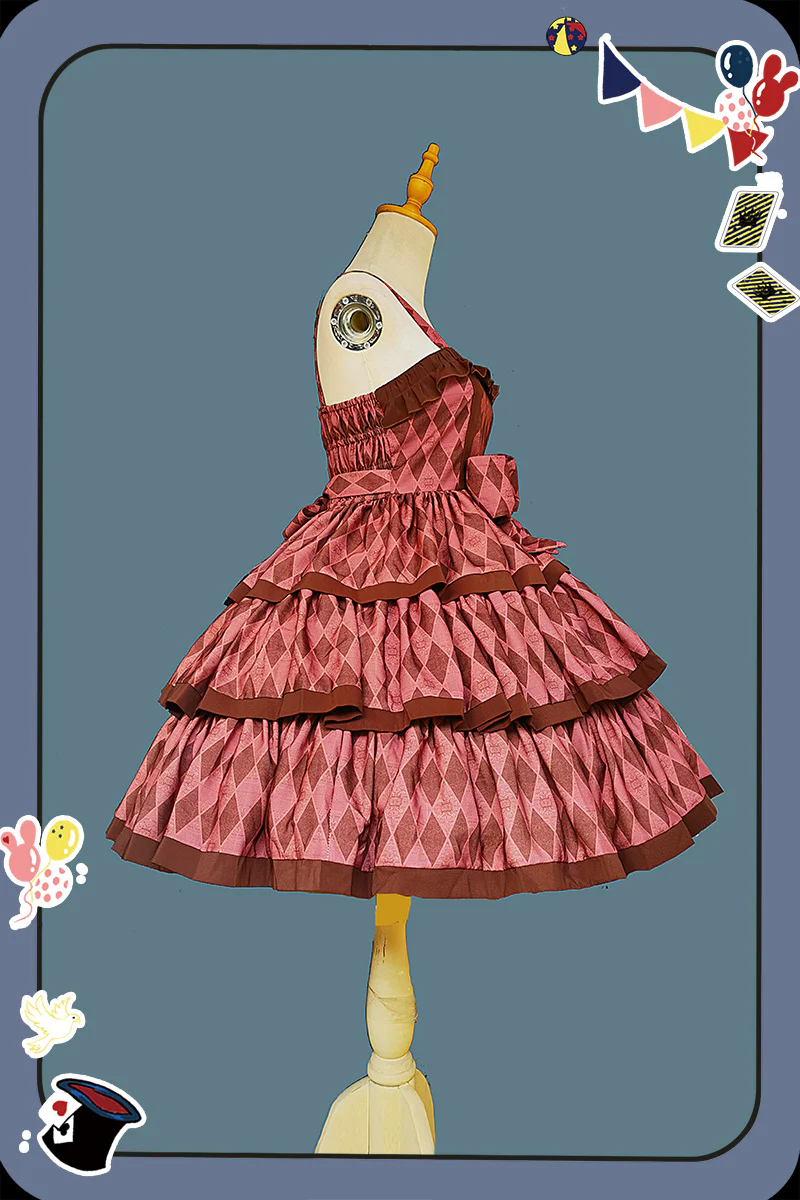 Cloth Cat - Kawaii Lolita JSK Multi-Color Tiered Ruffles Dress - Image 62
