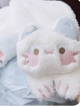 Calico Cat - Kawaii Lolita Plush Coat Lovely Warm Winter Coat - Image 14