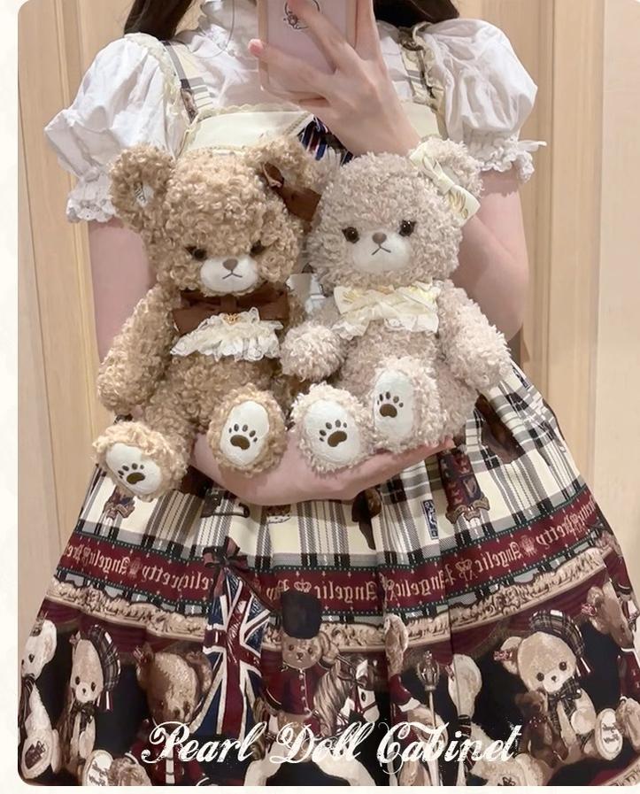 Pearl Doll Cabinet - Kawaii Lolita Plush Doll Bag with Outfit - Image 10