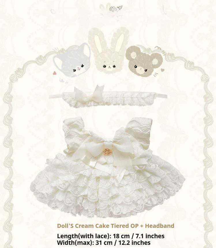 Pearl Doll Cabinet - Kawaii Lolita Plush Doll Bag with Outfit - Image 35