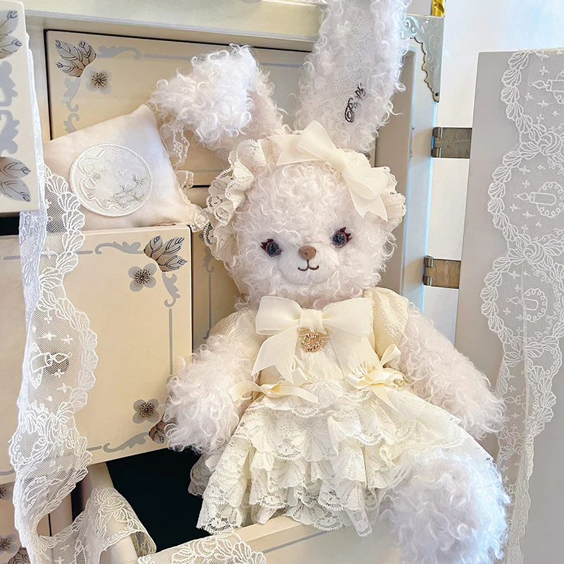 Pearl Doll Cabinet - Kawaii Lolita Plush Doll Bag with Outfit - Image 6