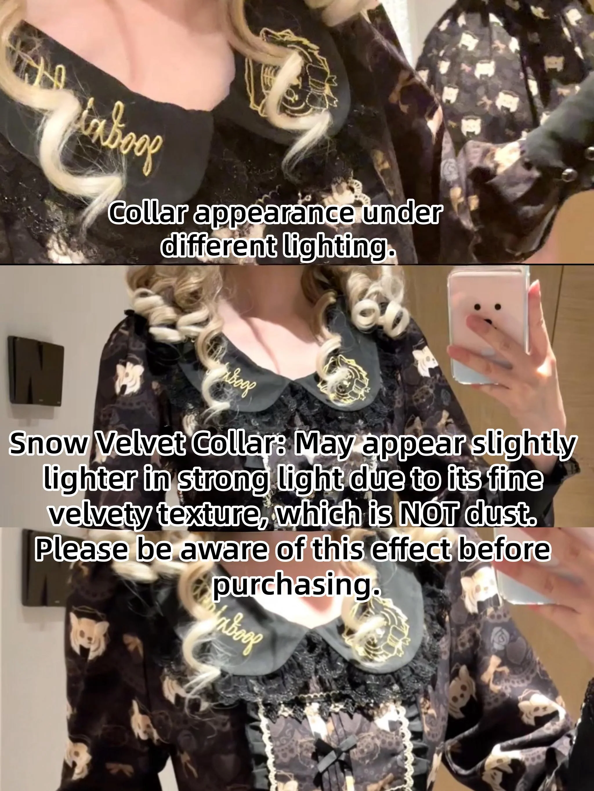 Good NIght Cats - Tiger in Autumn - Kawaii Lolita Printed OP Dress Set - Image 12