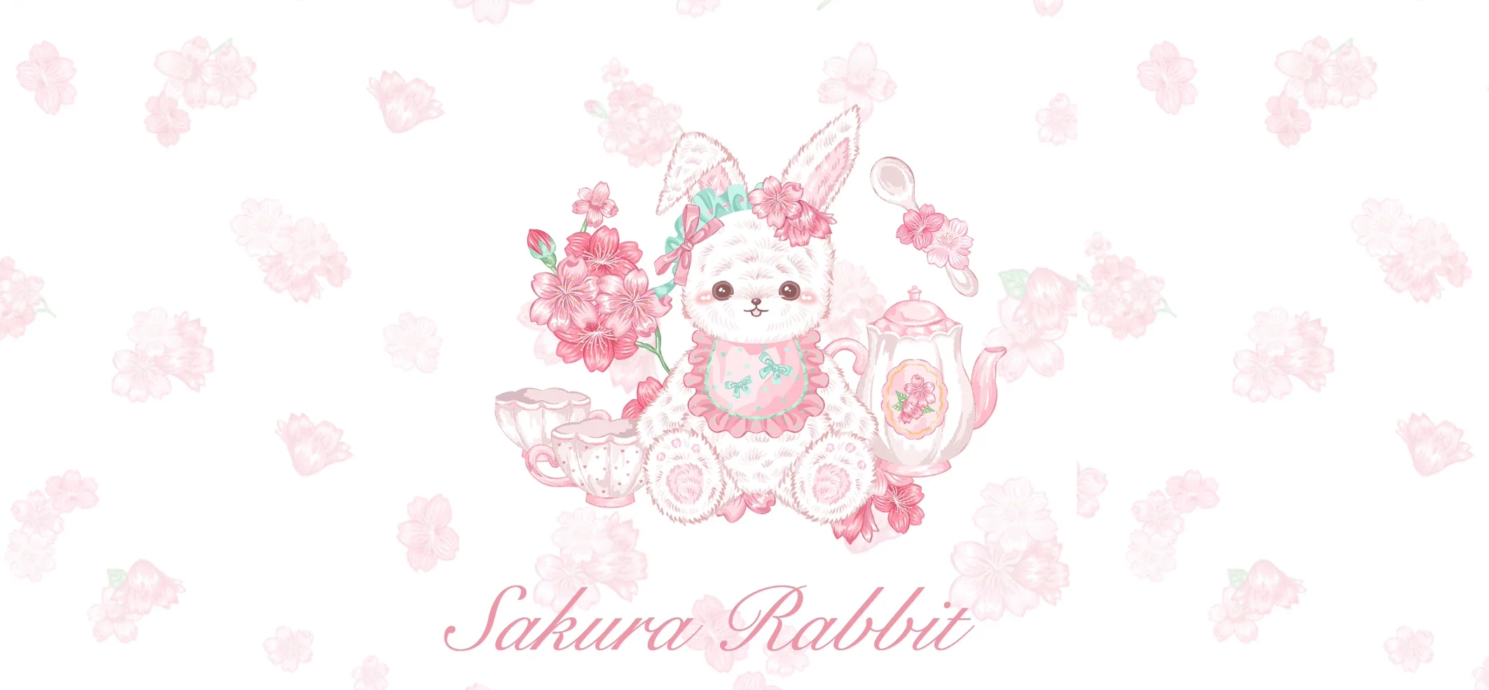Sakura Bunny - Kawaii Lolita Sakura Print OP Dress, Side Pockets - Image 8