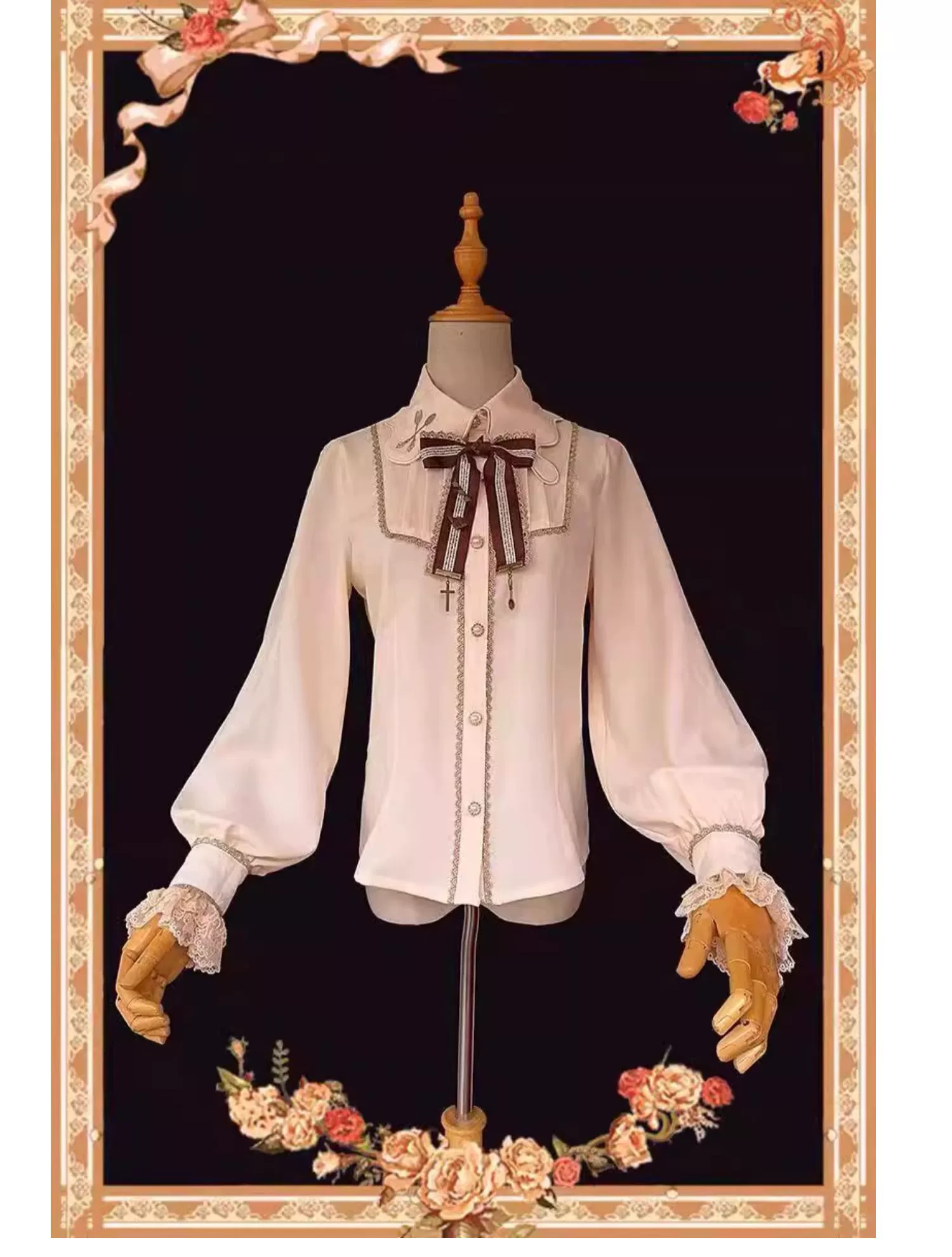 Chocolate Carousel - Kawaii Lolita Salopette Dress Set - Image 12