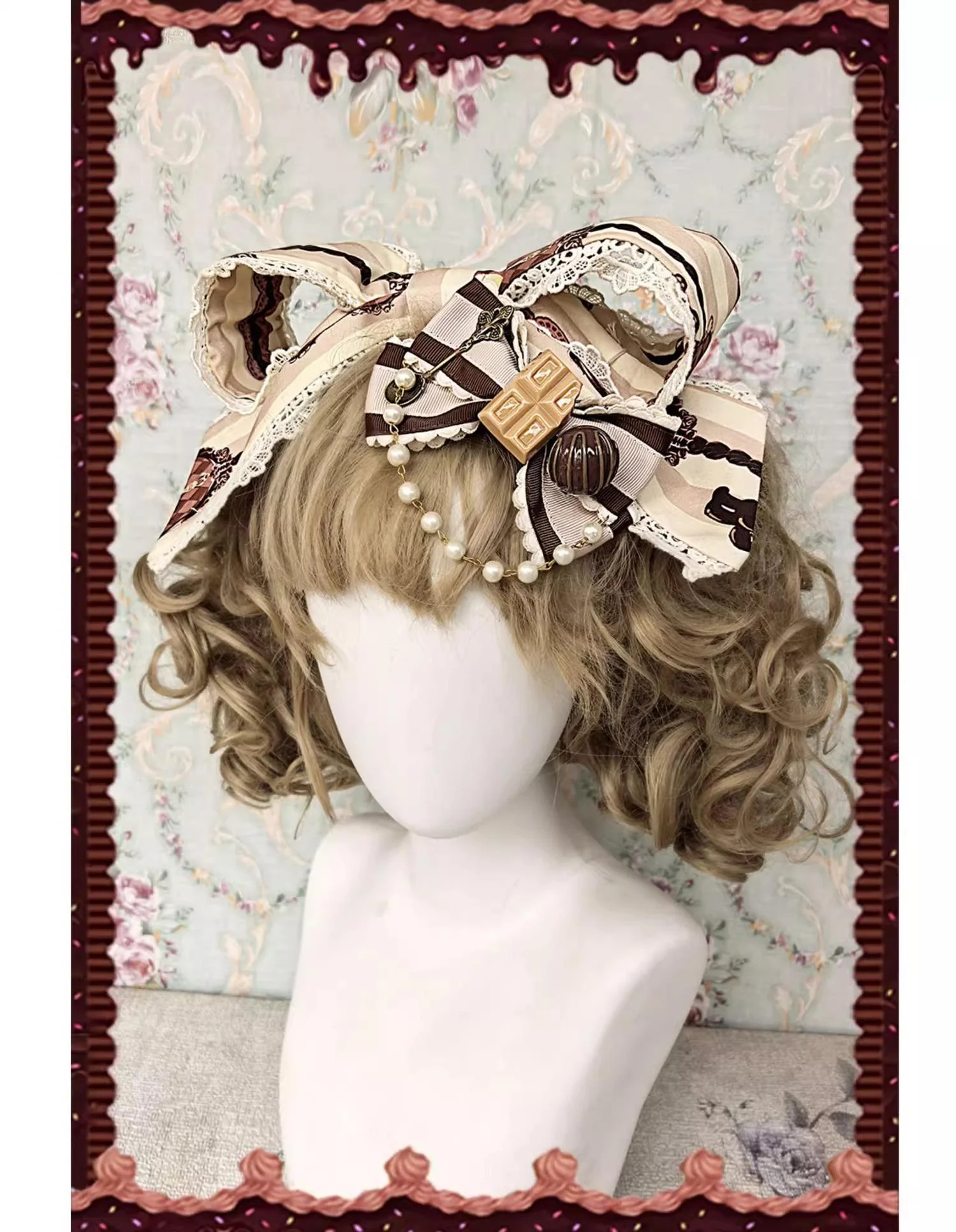 Chocolate Carousel - Kawaii Lolita Salopette Dress Set - Image 18