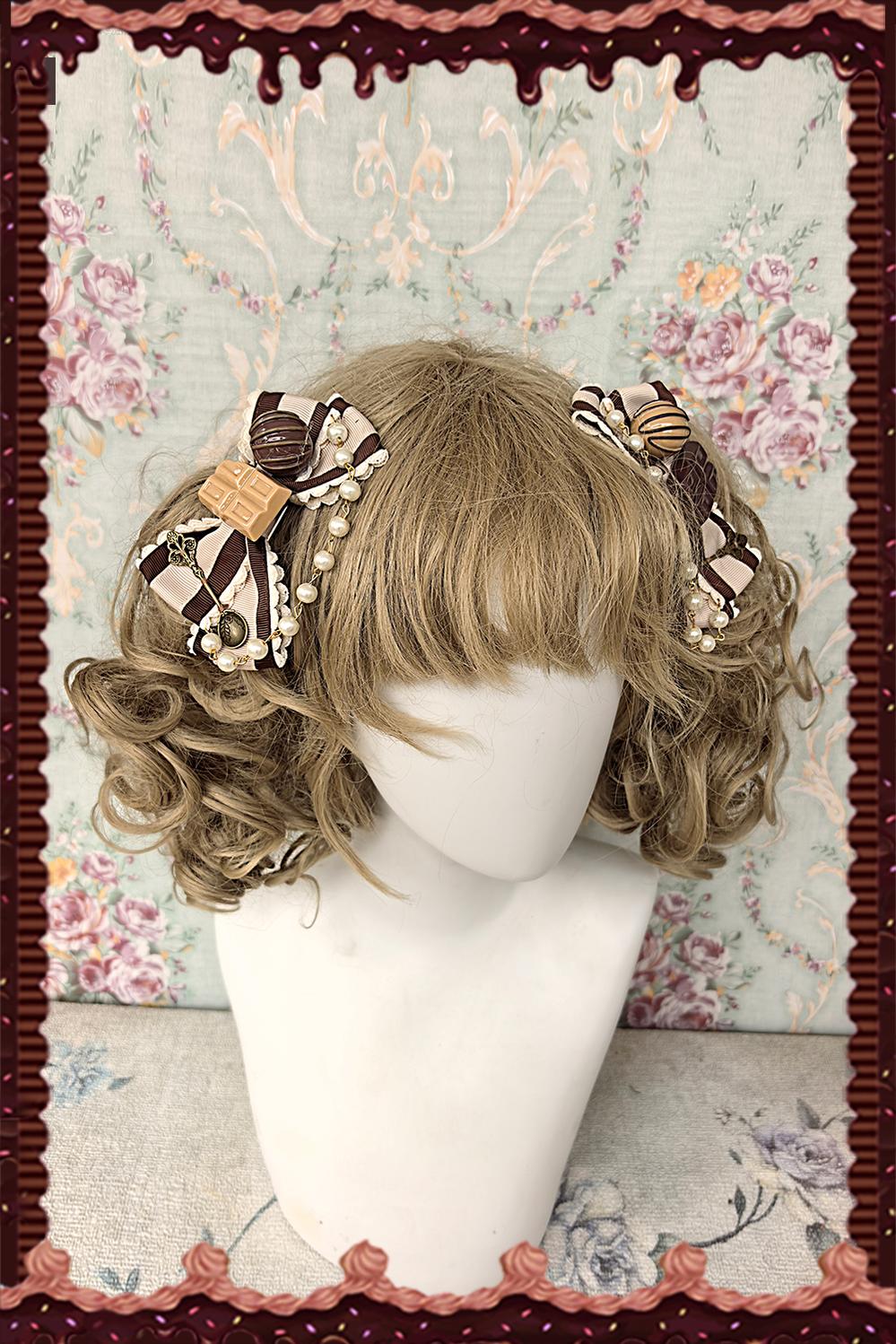 Chocolate Carousel - Kawaii Lolita Salopette Dress Set - Image 19