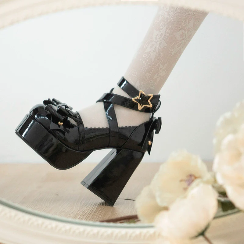 Beauty Bunny - Star Prayer - Kawaii Lolita Shoes Round Toe Summer Heels - Image 28