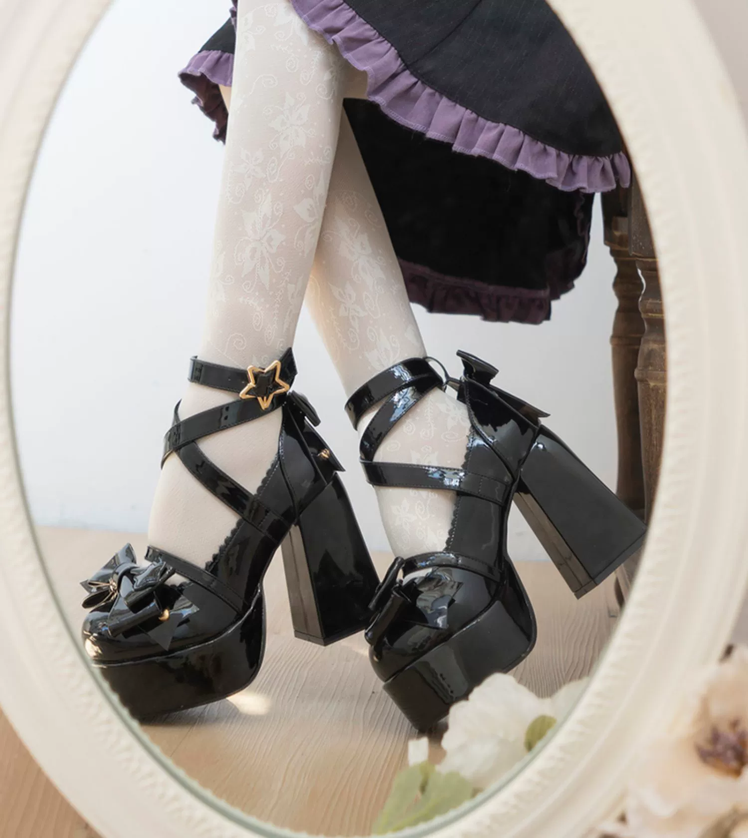 Beauty Bunny - Star Prayer - Kawaii Lolita Shoes Round Toe Summer Heels - Image 31