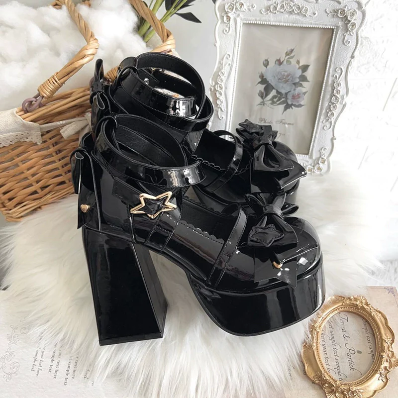 Beauty Bunny - Star Prayer - Kawaii Lolita Shoes Round Toe Summer Heels - Image 34