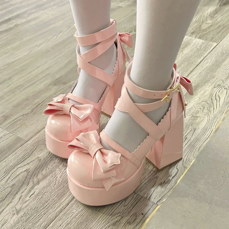 Beauty Bunny - Star Prayer - Kawaii Lolita Shoes Round Toe Summer Heels - Image 37
