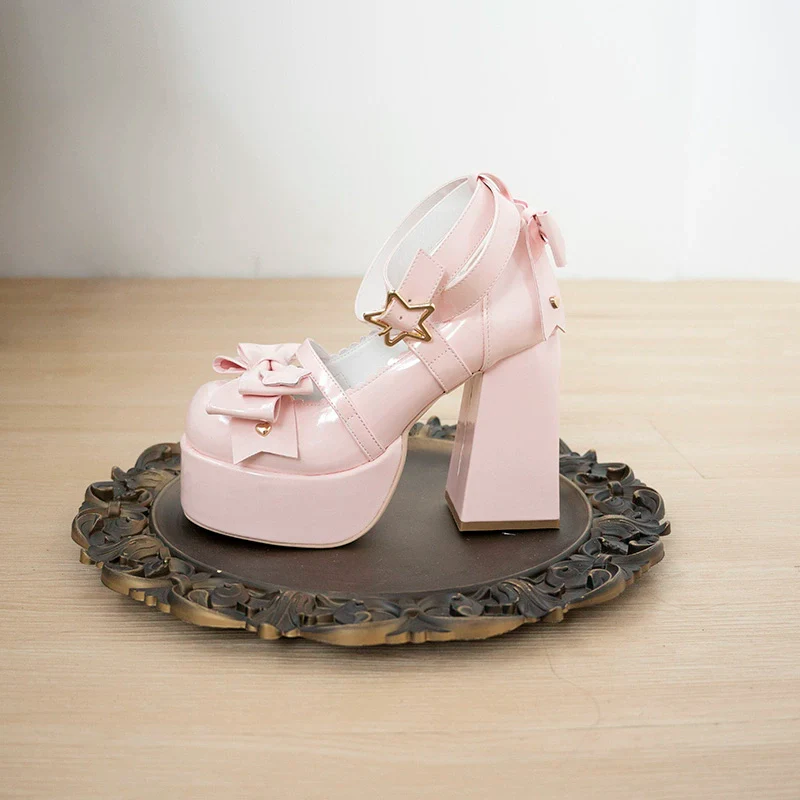Beauty Bunny - Star Prayer - Kawaii Lolita Shoes Round Toe Summer Heels - Image 38