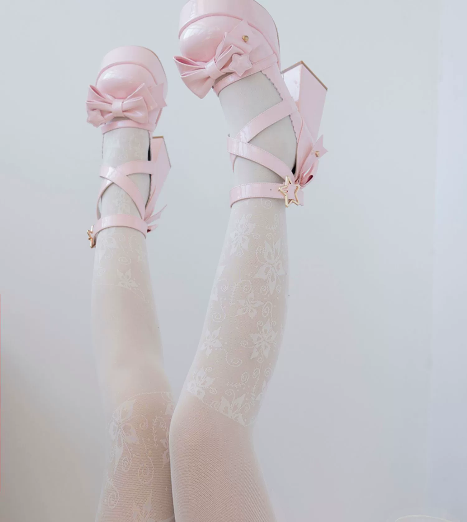 Beauty Bunny - Star Prayer - Kawaii Lolita Shoes Round Toe Summer Heels - Image 44